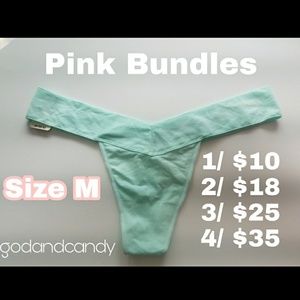 Victoria's Secret PINK Thong M Brand NWT